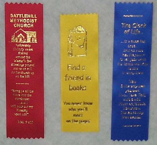 Ribbon Award Bookmarks Ribbon Award Bookmarks