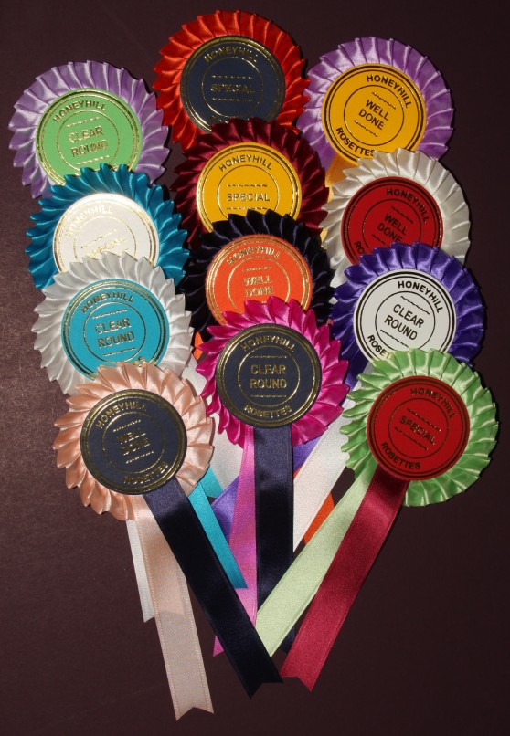Mixed Colours 1 Tier Rosettes