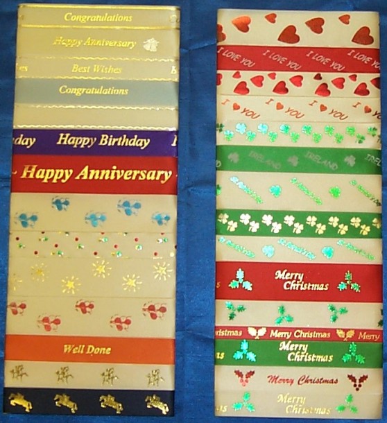 Printed Ribbon Selection